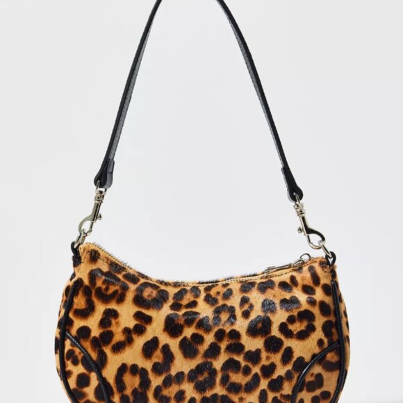 NWT New Silence + Noise Daphne Cheetah Print Bag Shoulder Star Purse Handbag - Picture 3 of 6
